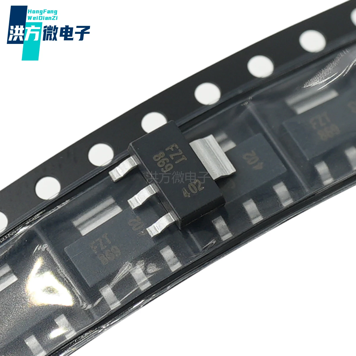 10 قطعة الأصلي FZT869 BJT 3W 25V 7A NPN SOT-223-3 FZT869TA FZT 869 AEC-Q101