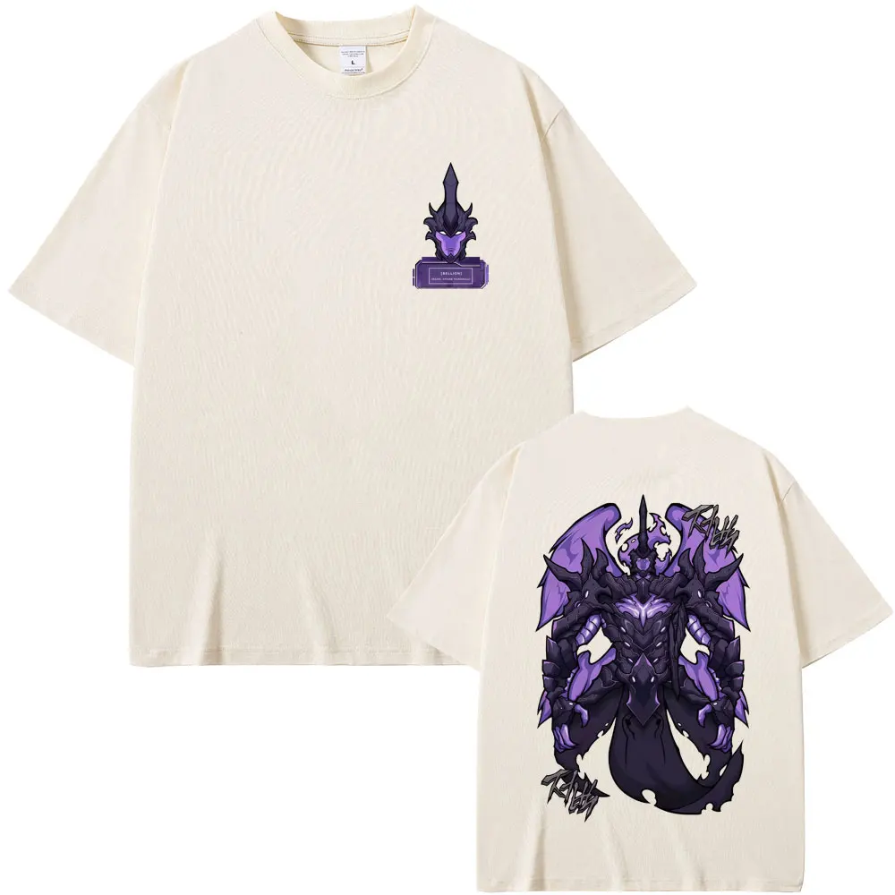 

Anime Solo Leveling Sung Jin Woo Bellion Graphic Tshirt Summer Men Women Manga Oversized T-shirts Unisex Casual Cotton T Shirt