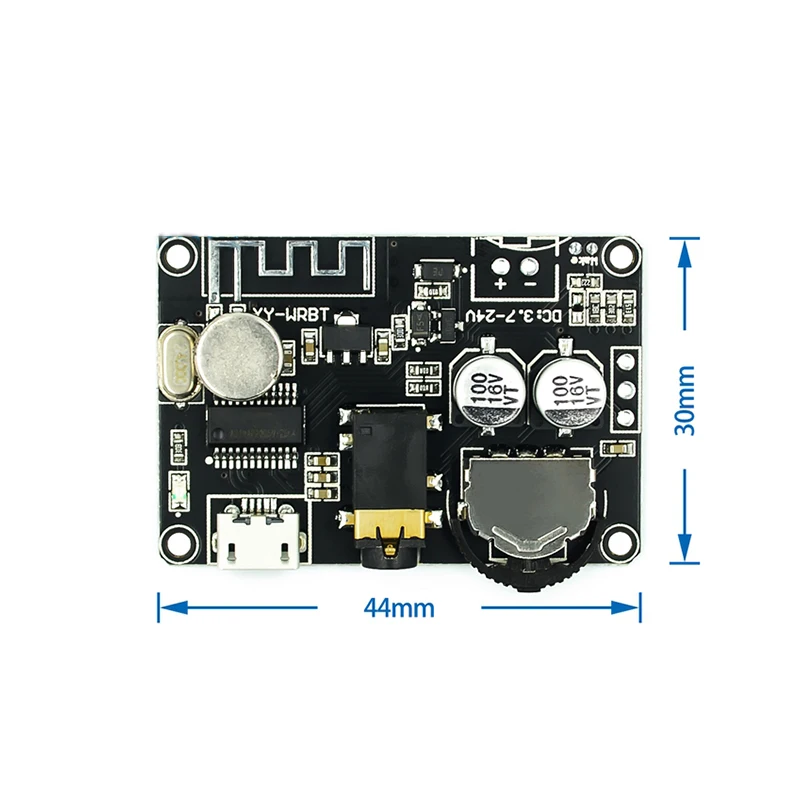 Placa receptora de áudio bluetooth 5.0 mp3 placa decodificadora sem perdas módulo de música estéreo sem fio XY-WRBT