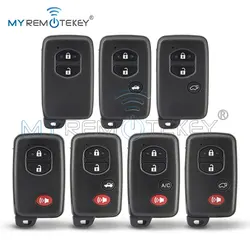 MYREMOTEKEY Smart Key Fob Keyless Entry Remote Shell Case HYQ14AAB/HYQ14ACX/HYQ14AEM 2/3/4 Buttons for Toyota Prius Land RAV4