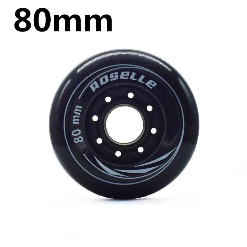 8 pcs/set 80mm 76mm 72mm 90A Rollers Inline Skates Slalom Skates Wheel For Adult Powerslide Patines skating Roller Wheels ABEC-7