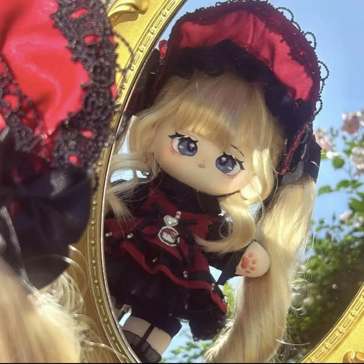 20cm Plush Doll Clothes Cute Autumn Skirt Outfit, Cotton Doll Dress Up Clothes for 20cm Dolls, No Attribute Doll Wear
