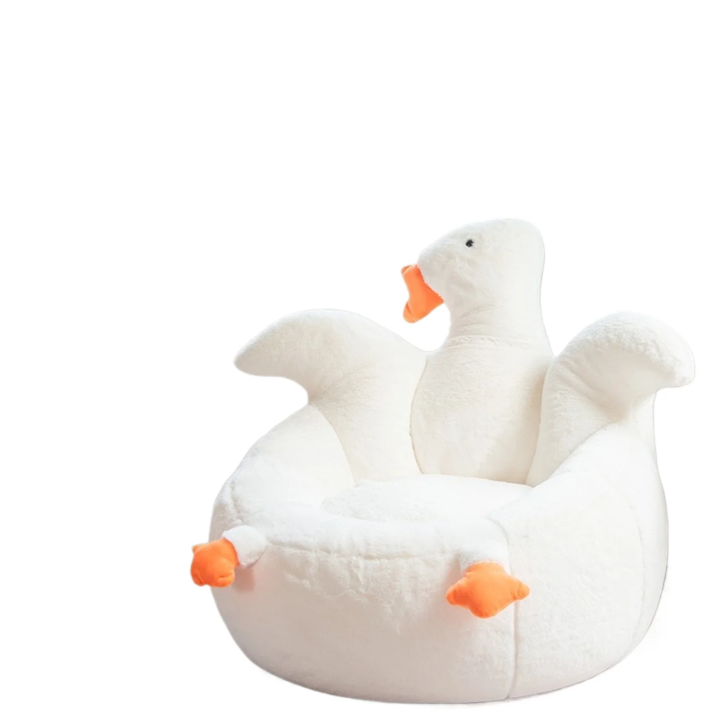 *Modern goose fabric bean bag sofa chair comfortable living room bedroom children's furniture