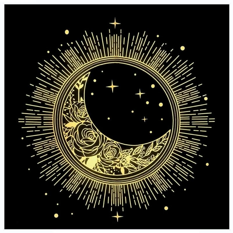 Dowsing العرافة الميتافيزيقي مجلس السحرة مجلس لعبة مفرش بطاقة حصيرة