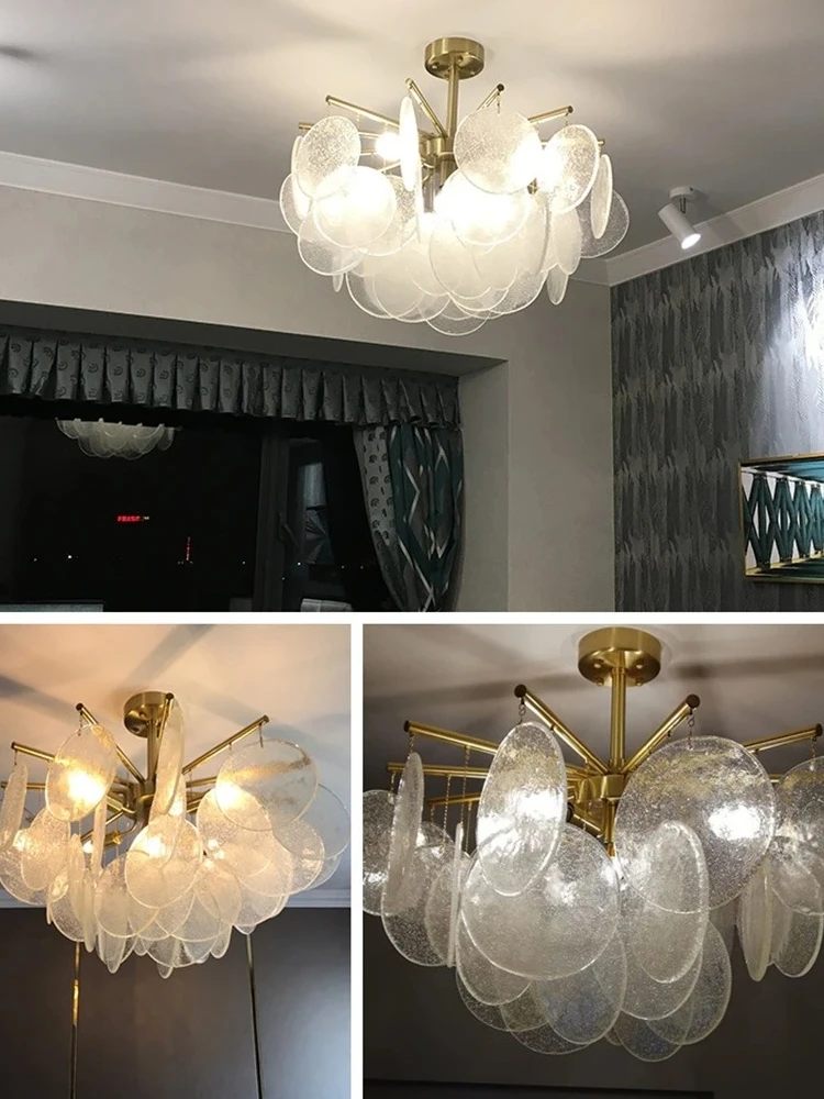 Nordic Minimal Circles LED Pendant Lights Bedroom Villa Lobby Dinning Room Restaurant Chandeliers Home Decor Indoor Lamps Lustre
