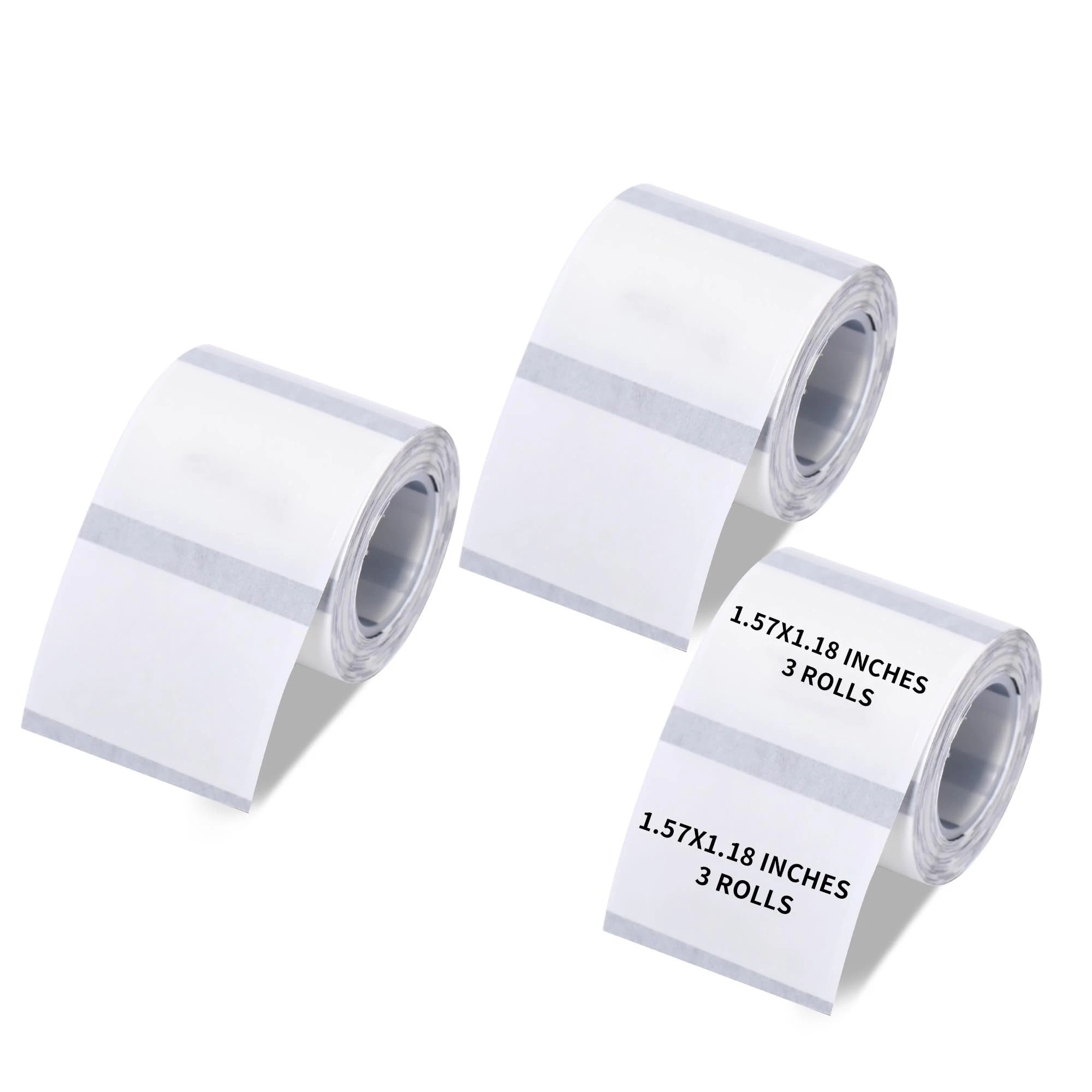 Transparent Thermal Sticker for B3S/P50/M120/M110/M200/M220/221B Label Maker Clear Labels 1.57”x1.18”(40x30mm) Thermal Labels