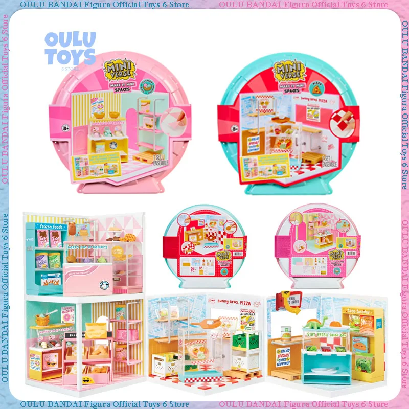 

Mga Miniverse Make It Mini Spaces Series Blind Box Ice Cream Pizza Miniature Scene Kids Play House Toy Decoration Birthday Gift