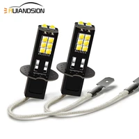 2 uds 6V Vintage coche H3 luces antiniebla LED lámparas de alta potencia bombillas de luz de circulación diurna superbrillantes 6000K lámpara blanca para motocicleta