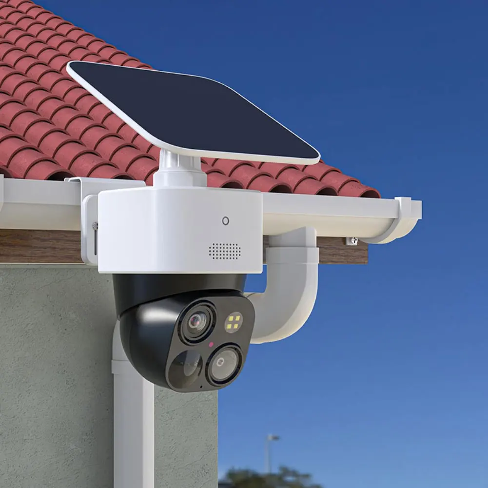 Metal Gutter Mount Bracket Solar Security Camera Mount For Eufy Security EufyCamS340/E42/E30