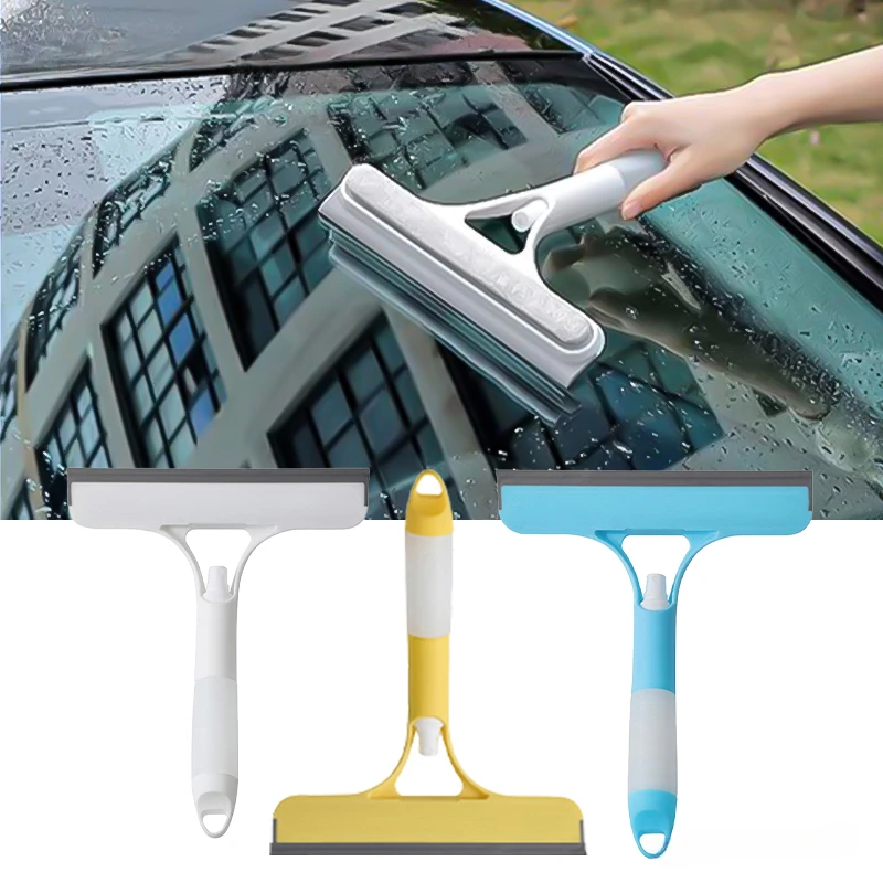 3-In-1 Car Glass Cleaning Wiper with Spray Bottle -Car Door,Window,and Windshield Cleaner Squeegee for Car and Home Washing Tool