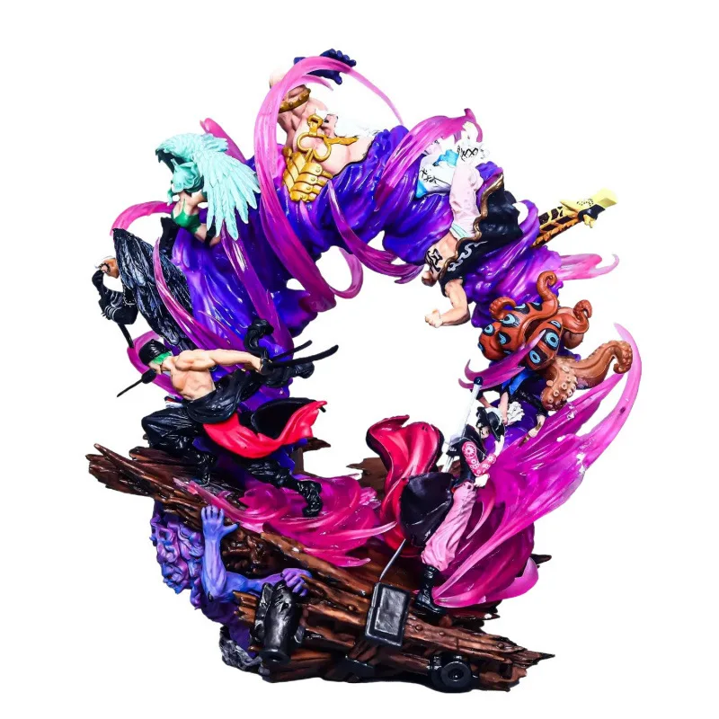 حار قطعة واحدة شخصيات كرتونية زورو Gk تمثال أونيغاشيما ملك الجحيم عمل الشكل بولي كلوريد الفينيل تمثال نموذج الديكور دمى هدايا #5