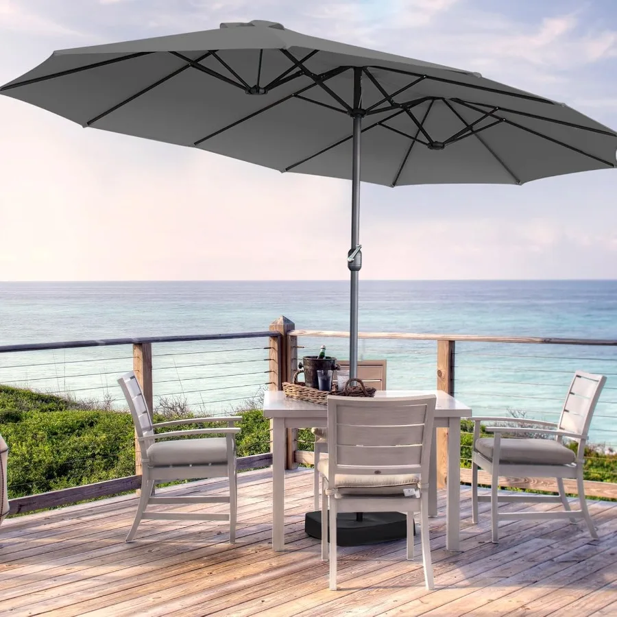 12 ضلع مظلة بديلة لإطار مظلة الفناء على الوجهين بطول 13 قدم غير متضمن #5