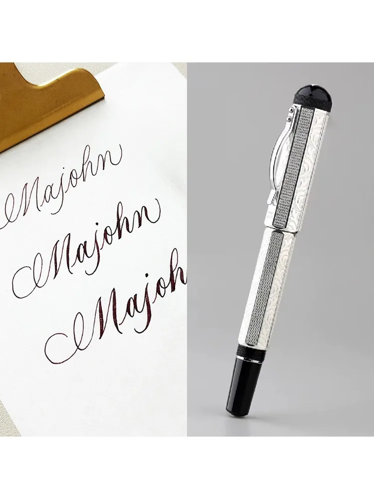 Pióro wieczne MAJOHN Soft Flex Nib Piston P138/P136, elastyczny cienki groch do kaligrafii, gotyki, ornamentów, piśmieni ozdobnych i sztuki. — zdjęcie produktu 7