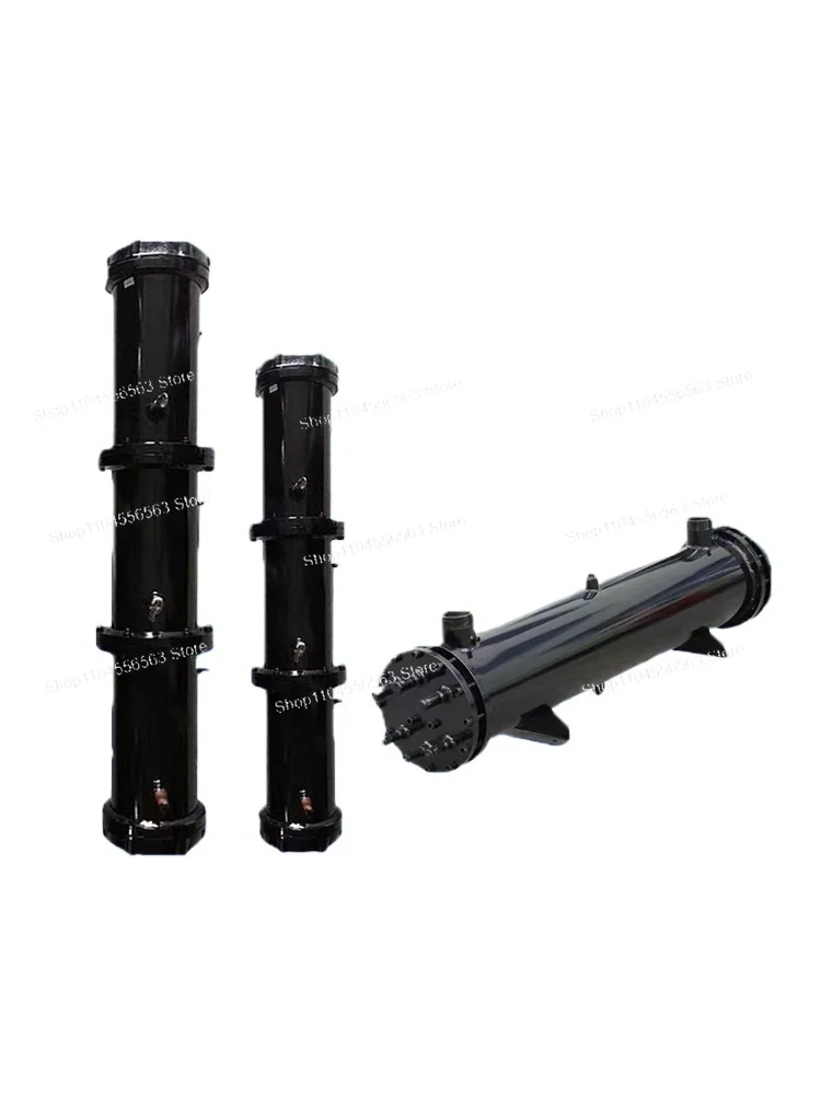 Shell and Tube Condenser 2-120HP Range Multi-System for Water-Cooled Chillers Industrial Use Customizable Heat Exchanger