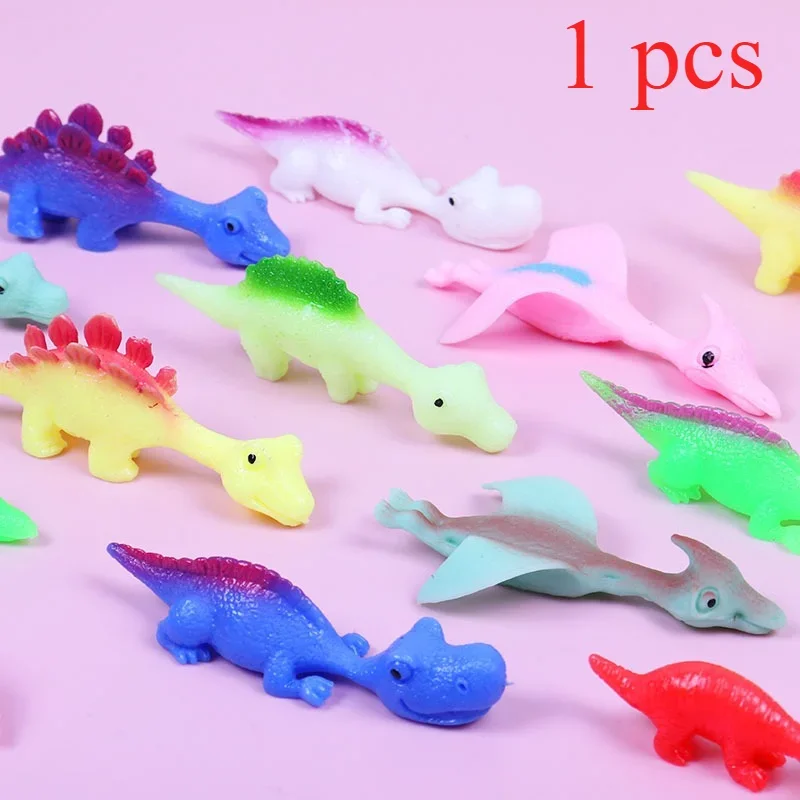 Dinosaurus Katapult Vinger Darts Spoof Stretch Dinos Speelgoed Squishy Grappige Grappen Cool Spul Zintuiglijke Kinderen Speelgoed Anti Stress Fidget Speelgoed