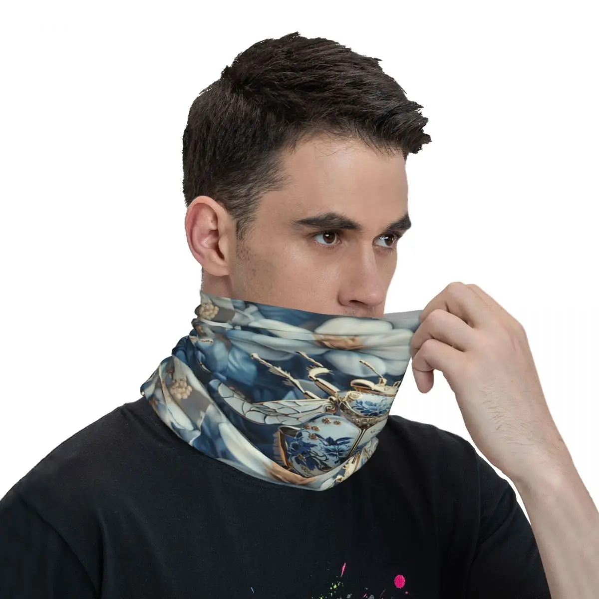 Beetle Scarf Neckerchief Neck Face Mask Polyester
