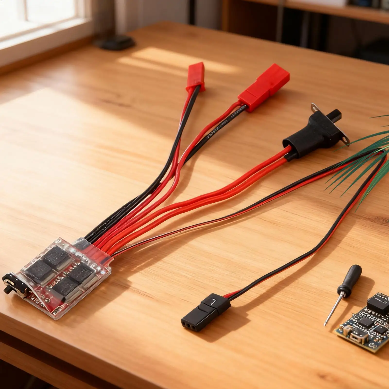 

Матовый ESC Многоуровневая регулировка тока Двунаправленный матовый ESC для радиоуправляемых моделей для лодок Подводный гребной бак RC Автомобиль