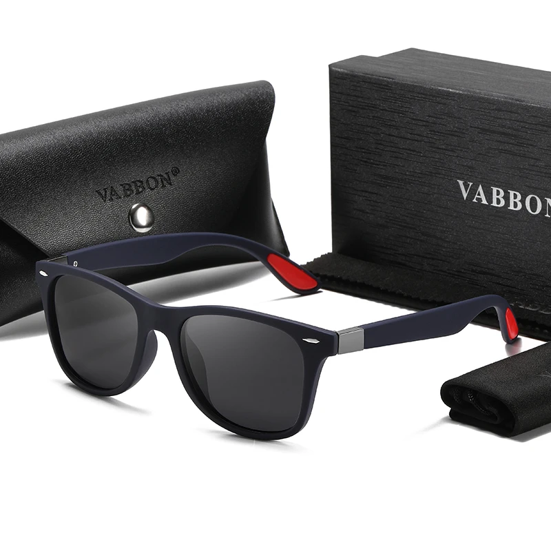 

Vabbon Classy Classic Sunglasses Men's Trendyy Polarized Sunglasses Outdoor Anti-Uv Retro Driving and Fishing Glasses, Premium Gift P061