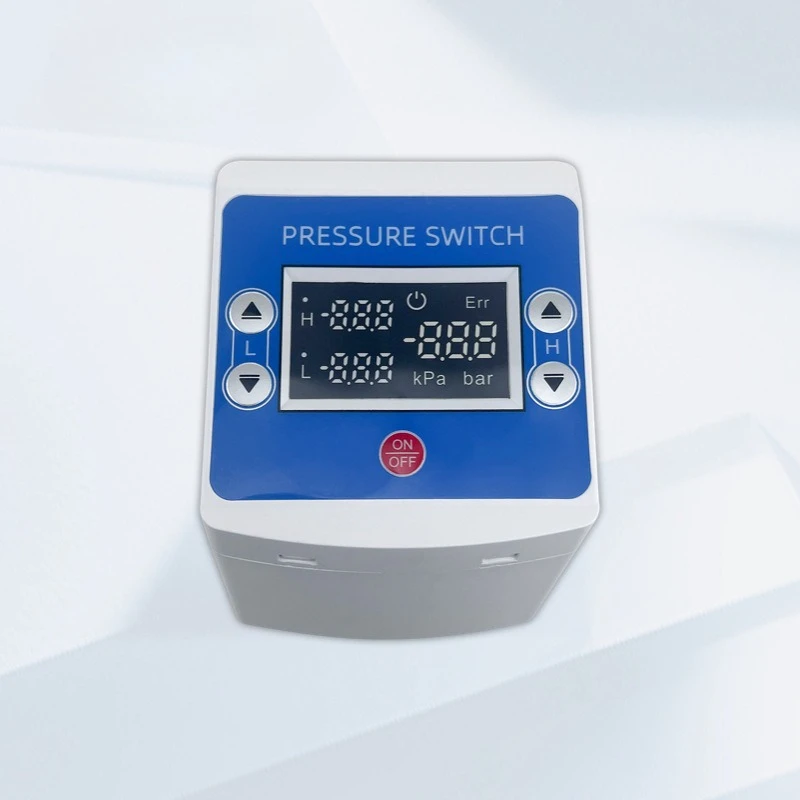 Pengontrol Tekanan Vakum Digital Cerdas dengan Layar Digital, Hemat Energi, Saklar Tekanan Otomatis Mulai dan Berhenti YF-P520