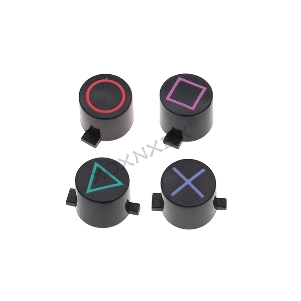قطع غيار لإصلاح جهاز Sony Playstation Dualshock 4 3 DS4 PS3 PS4 وحدة تحكم غمبد دائرة مربعة مثلث ABXY X زر