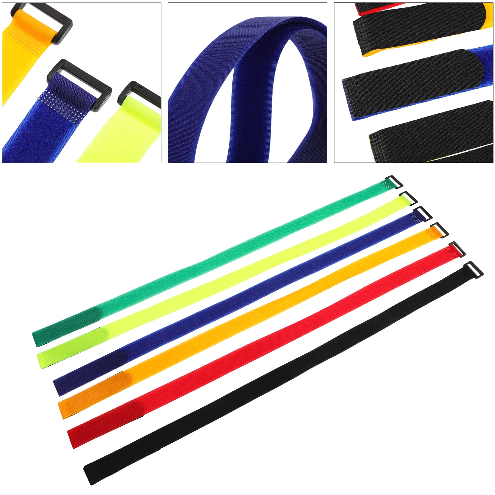 

12pcs Strap Bike Rack Securing Straps Heavy Duty Tie Down Stabilizer For Wheels Handlebars Cable Ties Binding Hook Loop