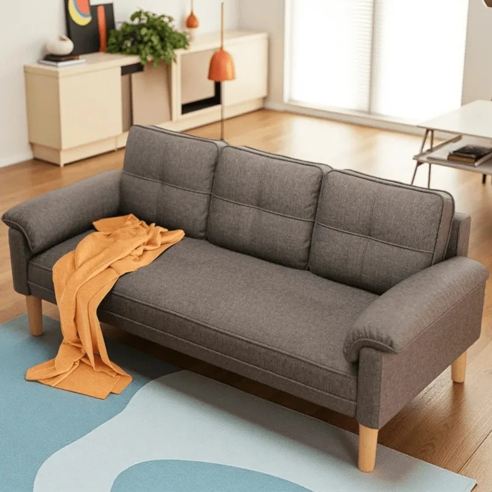 

Convertible Sofa Couch with Thickend Armrest ,3 Seater Sofa for Living Room