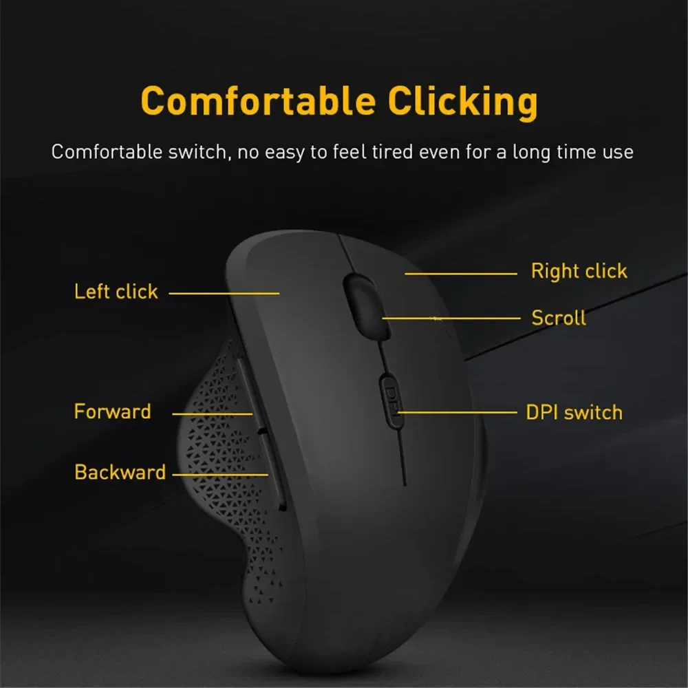 Xiaomi Mijia Dual Mode Wireless Computer Mice 1600DPI Rechargeable Ergonomic Bluetooth Mouse For Laptop/Notebook/iPad/Tablet/Mac