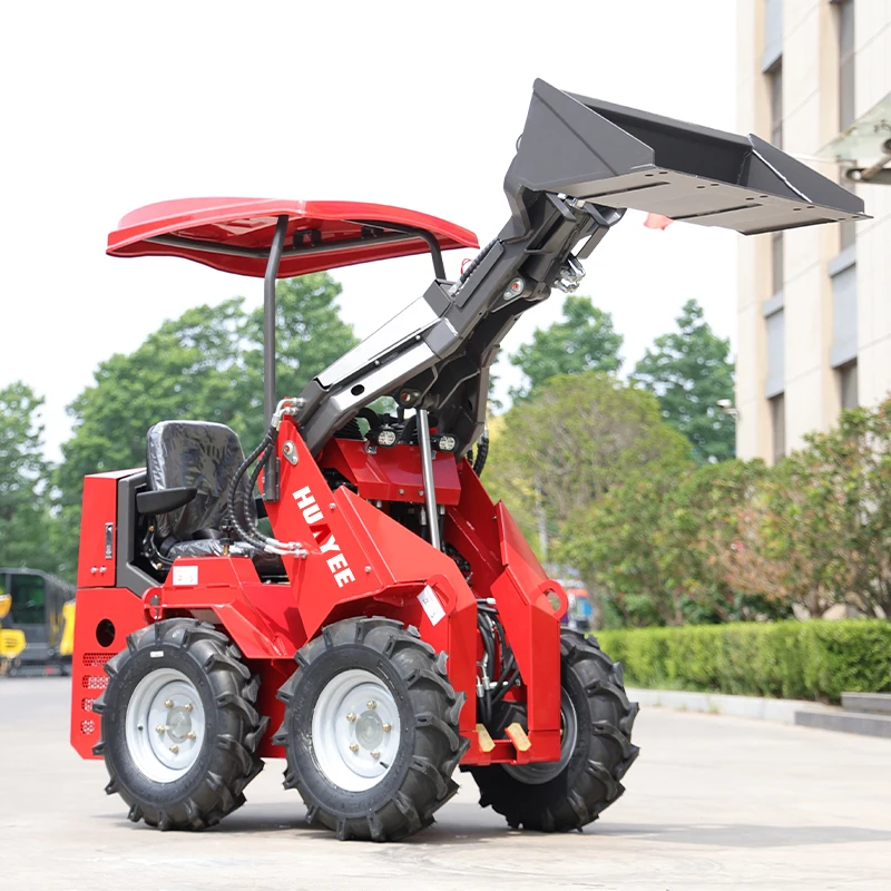EPA ยูโร 5 Mini Skid Steer Loader ปรับแต่ง Multifunctional Skid Steer Loaders สําหรับขายคุณภาพสูงฟาร์มใช้ Mini Loader