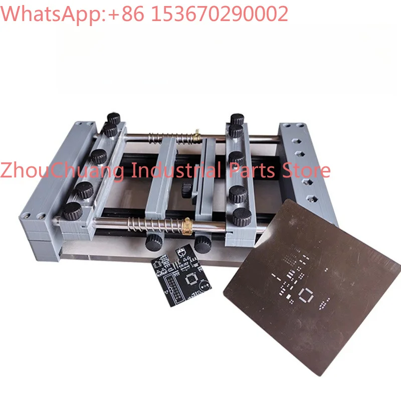 150x150MM Manual PCB Manual Silk Printing Table SMT Screen Printing Machine Precise Alignment of Solder Paste