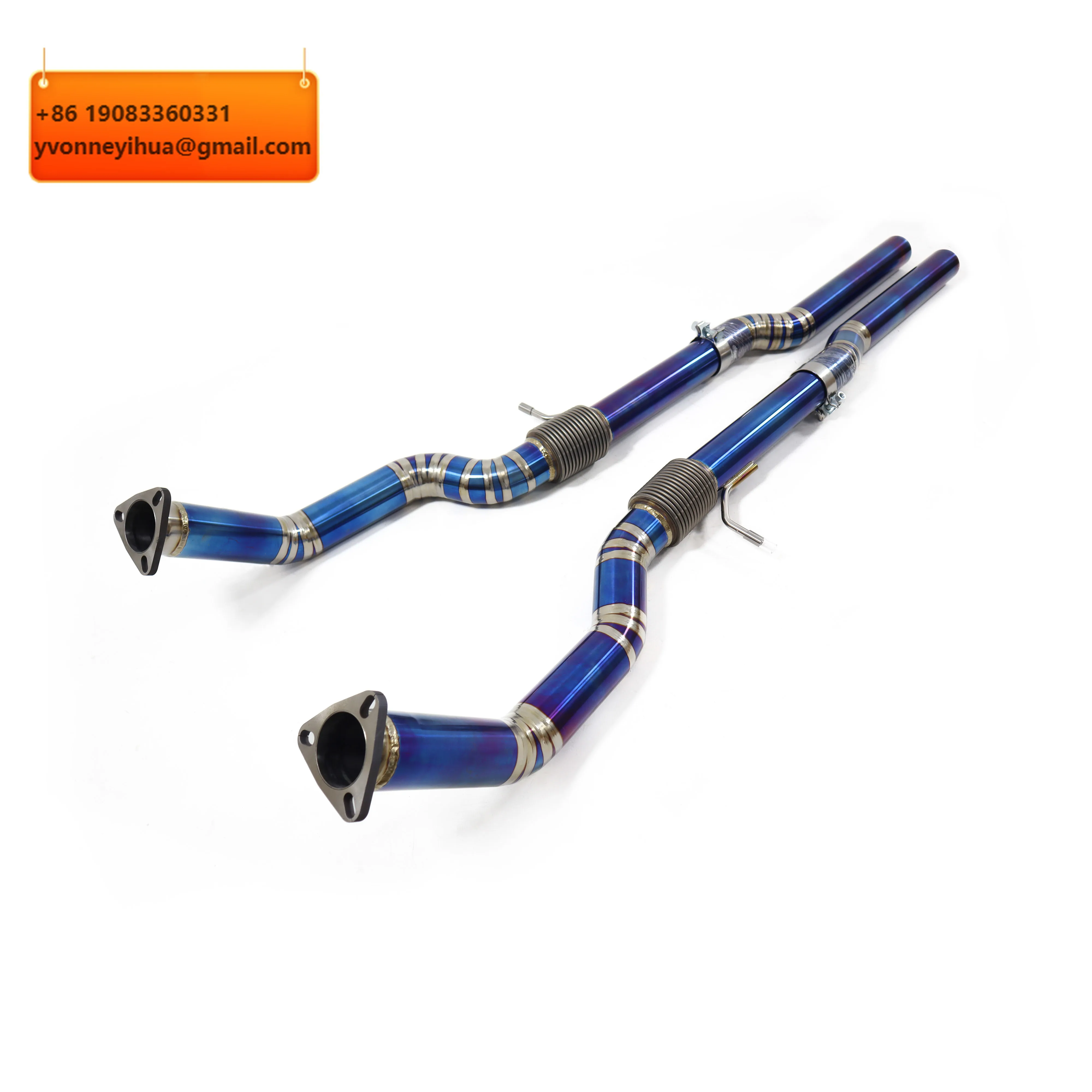 

Выхлопная система OUCHI Titanium Sport Line для Audi A8 S8 D4 4.0T 2013-2018, передняя труба