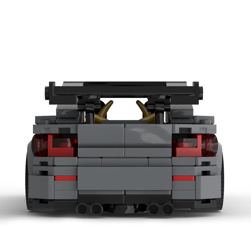 436 قطعة MOC BMWedd GTS رمادي مدينة أبطال نموذج اللبنات لعبة العمارة تجميع DIY بها بنفسك هدايا عيد الميلاد فكرة الطوب الاطفال #4