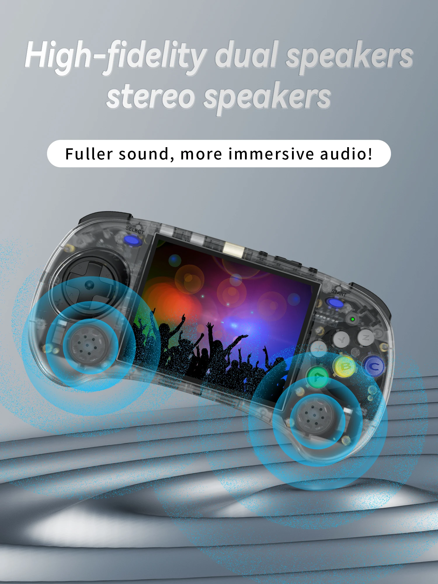 ANBERNIC RG ARC-S/RG ARC-D Retro Handheld Game Console 4.0" Six Button Design Gaming Console Support Wired Handle HD-compatible - Image 6