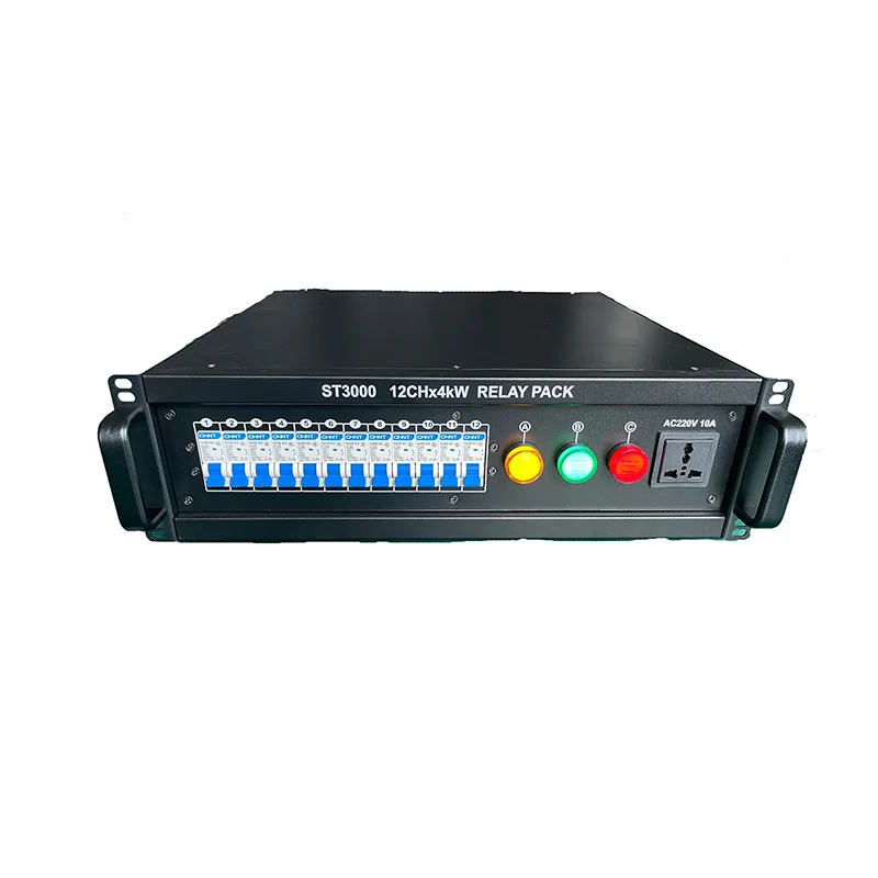 سعر الجملة 12 طريقة 4KW التتابع حزمة المرحلة صندوق توزيع الطاقة المرحلة الإضاءة صندوق الطاقة