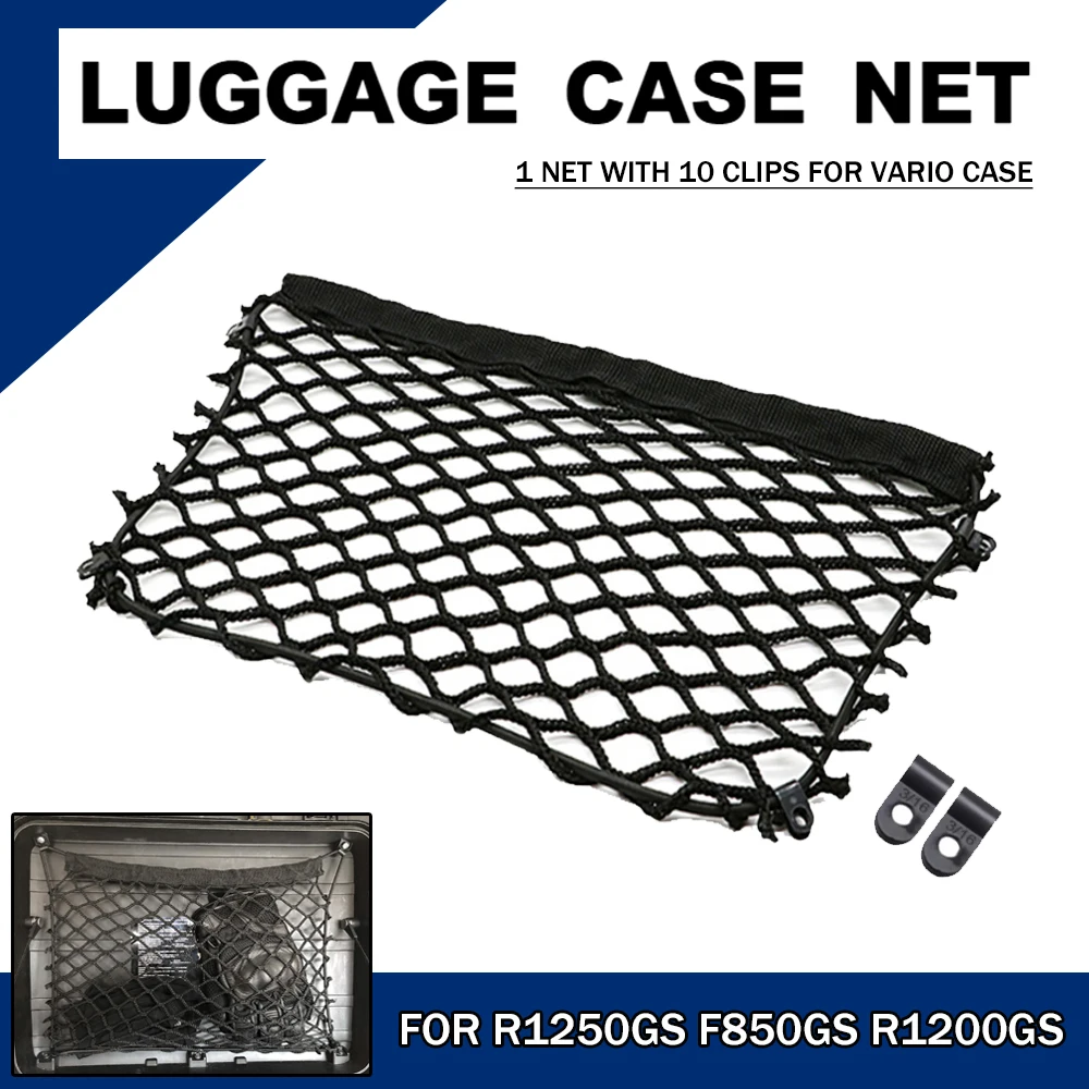 

Motorcycle Storage Net Trunk Vario Case Panniers Luggage Organizer Cargo Mesh For BMW R1250GS R1200GS ADV F800 F750 F850 F650 GS