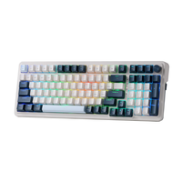 Redragon K686 PRO 98 Keys 3-Mode Wireless Gasket RGB Gaming Mechanical 5-Layer Noise Dampening Hot-Swap Keyboard