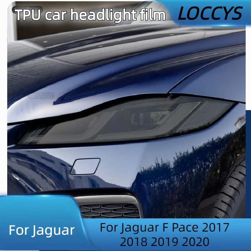 

For Jaguar F Pace 2017 2018 2019 2020 Car Headlight Taillight Protective Tint Film Smoke Black Transparent TPU Light Sticker