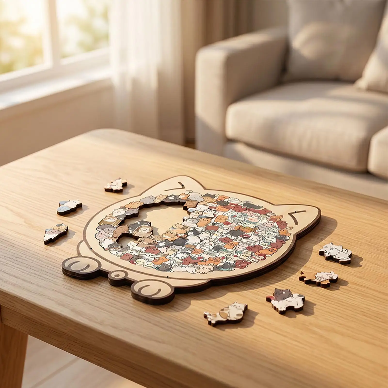 wooden-puzzles-135-piece-cat-dog-silhouette-board-toys-adult-wooden-puzzles-for-preschool-classroom-kindergarten-daycare