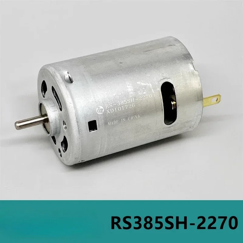 Mabuchi RS385SH-2270 Carbon Brush Motor Short/ Long Shaft DC 6V-24V 12V 9900RPM with Cooling Hole for Hair Dryer/ Hot Air Gun