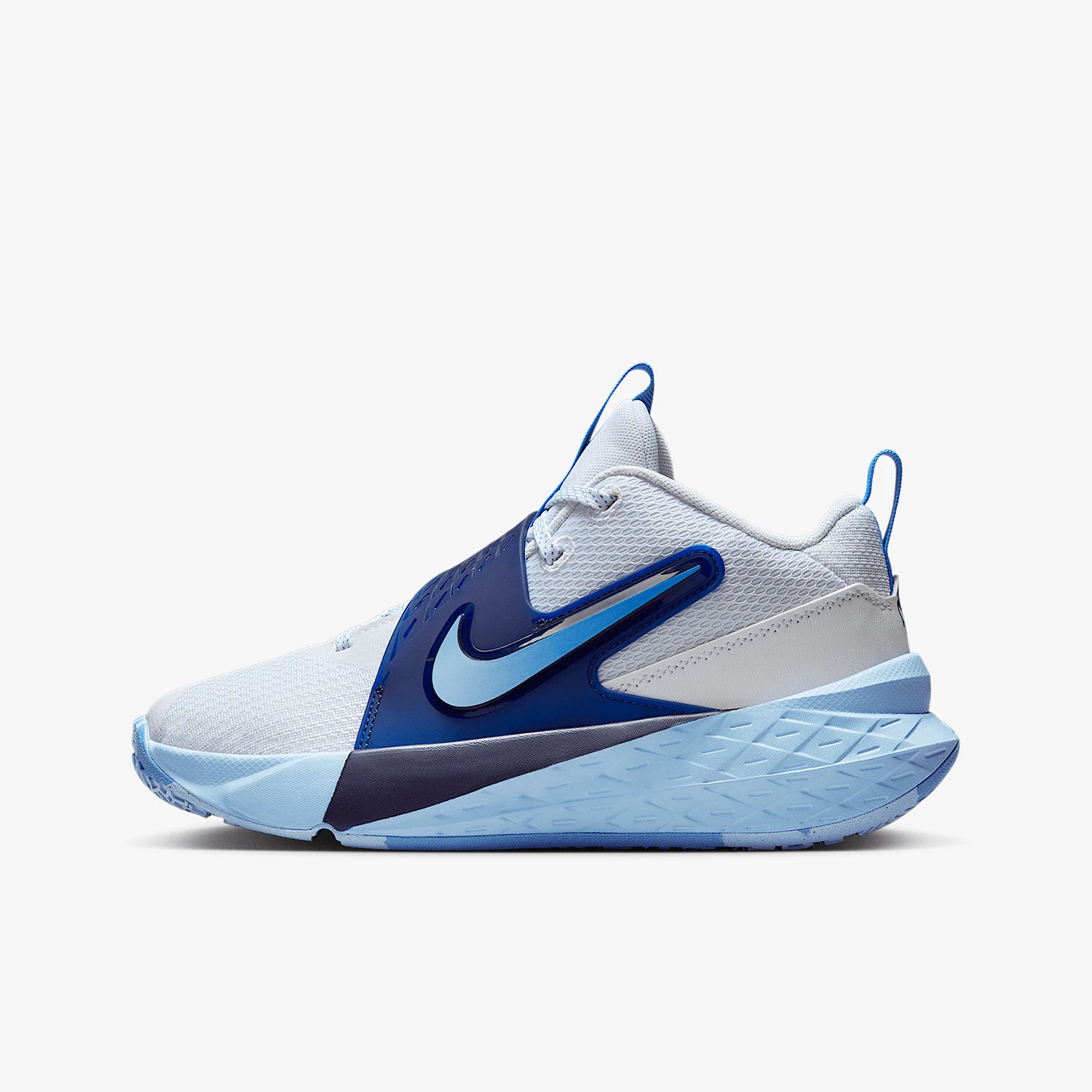 Nike Genuine 2025 GS feminino grande infantil resistente ao desgaste tênis de basquete respirável de corte baixo HF6279-100