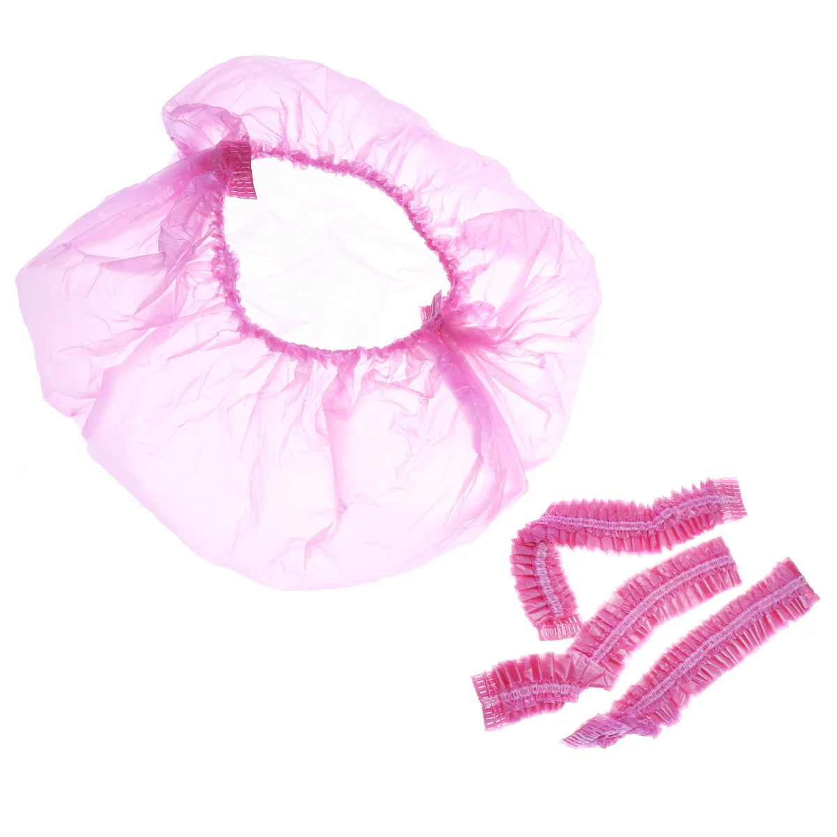 

10 Pcs Disposable Shower Cap Waterproof Hair for Covers Caps Has Hat Dye