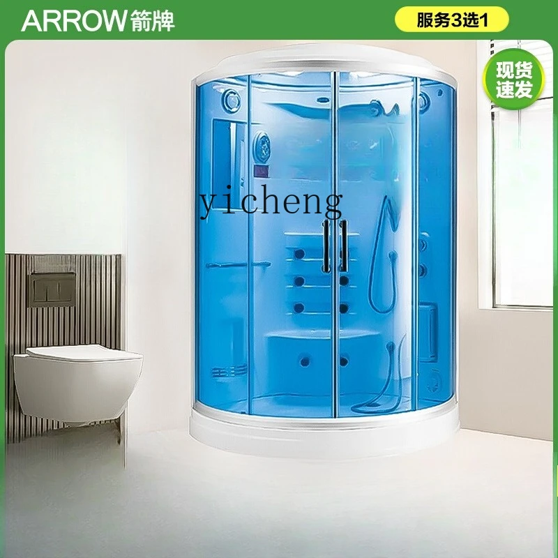 A2-2 steam shower room massage sauna bathroom household rain integrated curved bath room home accessories