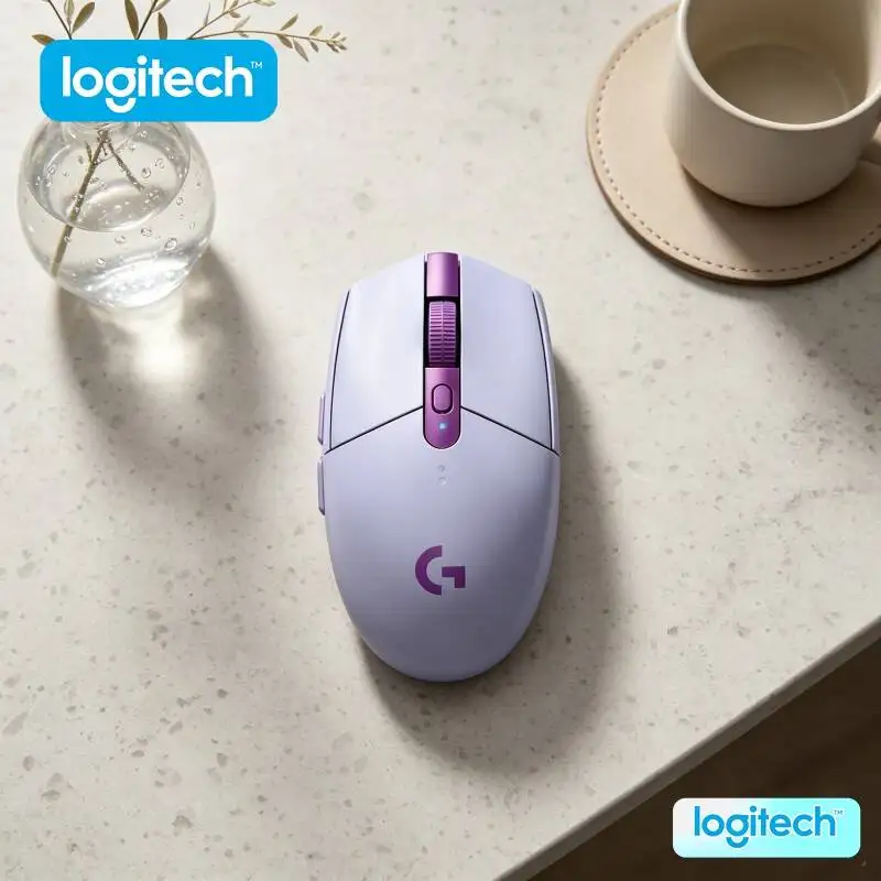 Logitech G305 Wireless LIGHTSPEED Mouse, 1ms Response, 12000 DPI HERO, 6 Custom Keys, 250h Battery, 99g, PC Mac Gamers