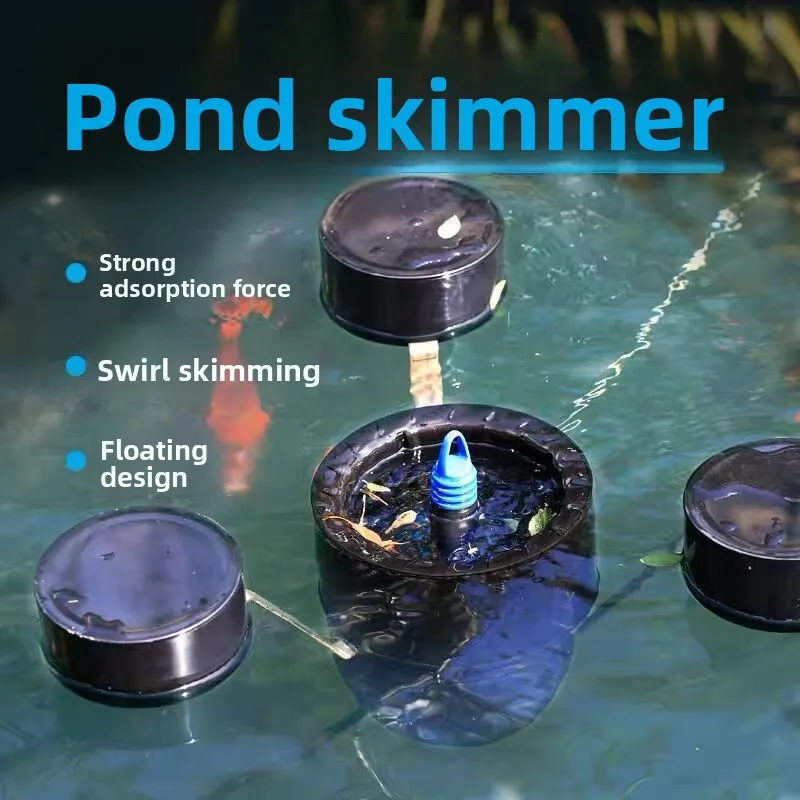 SUNSUN CSP-250 skimmer fish pond leaf collector fountain pool floating debris removal koi pond purification moss