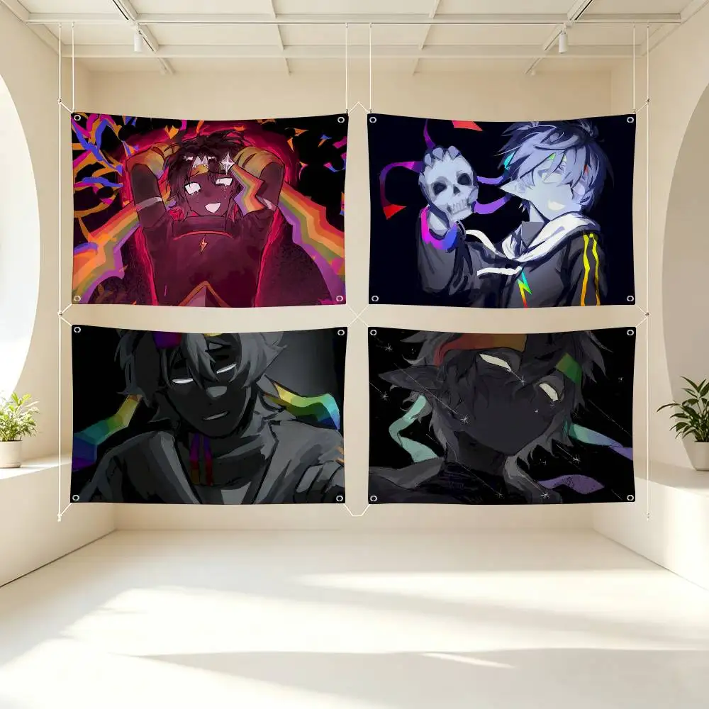 Game blogger spokeishere Spoke Flags for Bedrooms Home Decor Items Outdoor Decors Garage Decoration Flaga