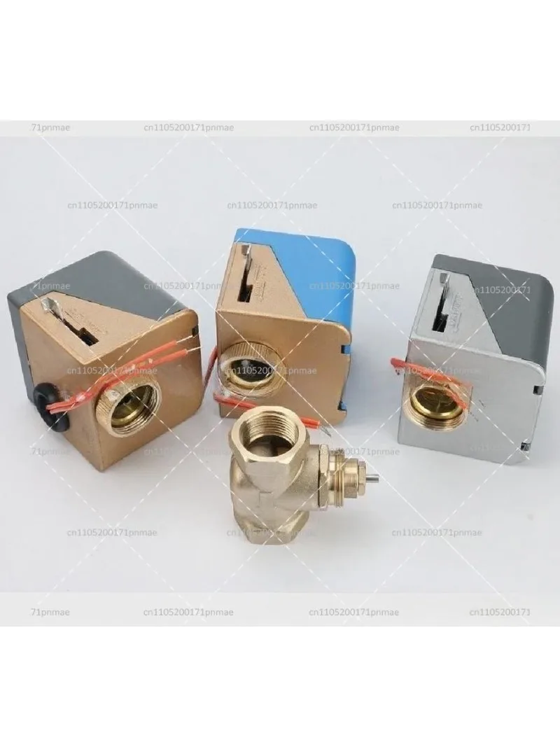 Electric Two-Way Valve for Central Air Conditioner Fan Coil, 6 Points DN20 Solenoid Valve