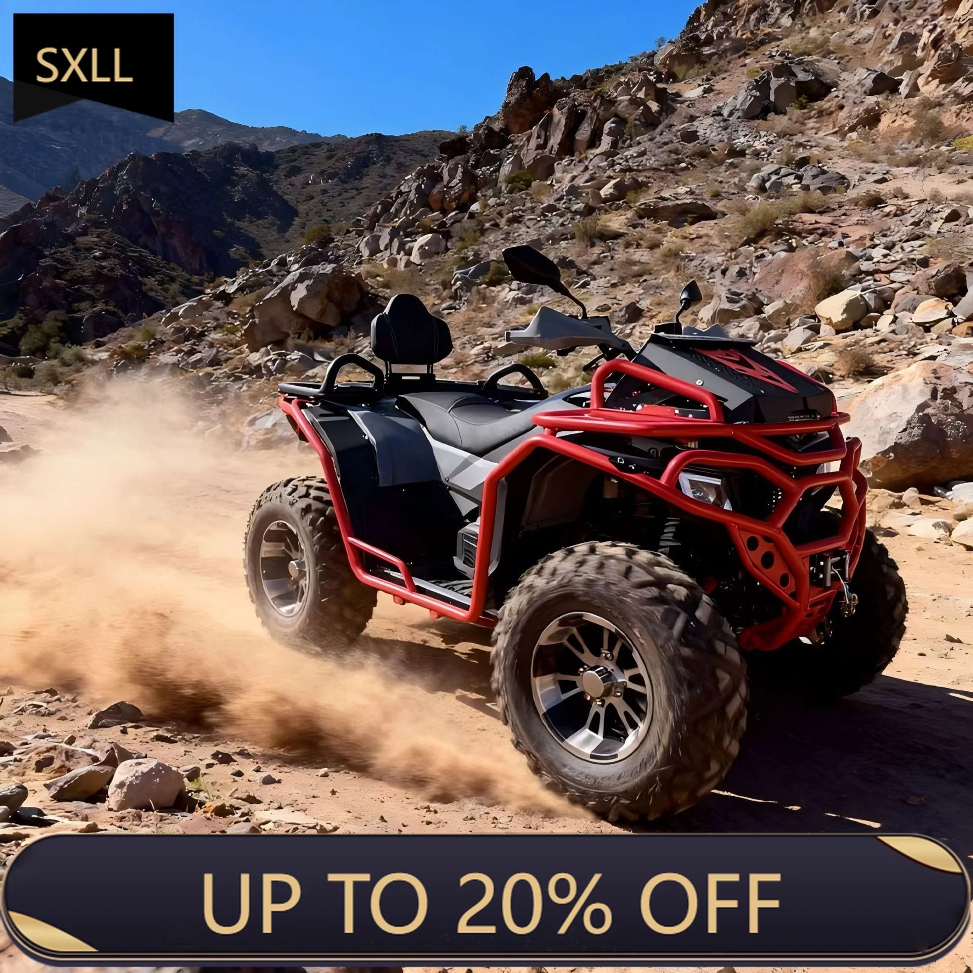 

New 300CC 4-stroke shaft drive all-terrain vehicle four-wheel all-terrain off-road vehicle fuel power differential lock