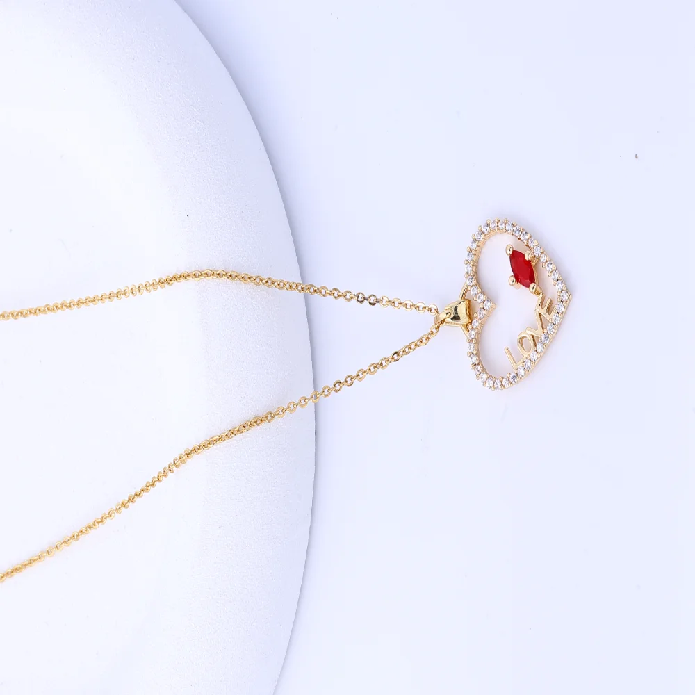 قلادة جميلة للنساء: النمط الصيني نعمة كلمة القرع قلادة التيتانيوم الصلب ضوء الفاخرة الراقية سلسلة الترقوة، Exq