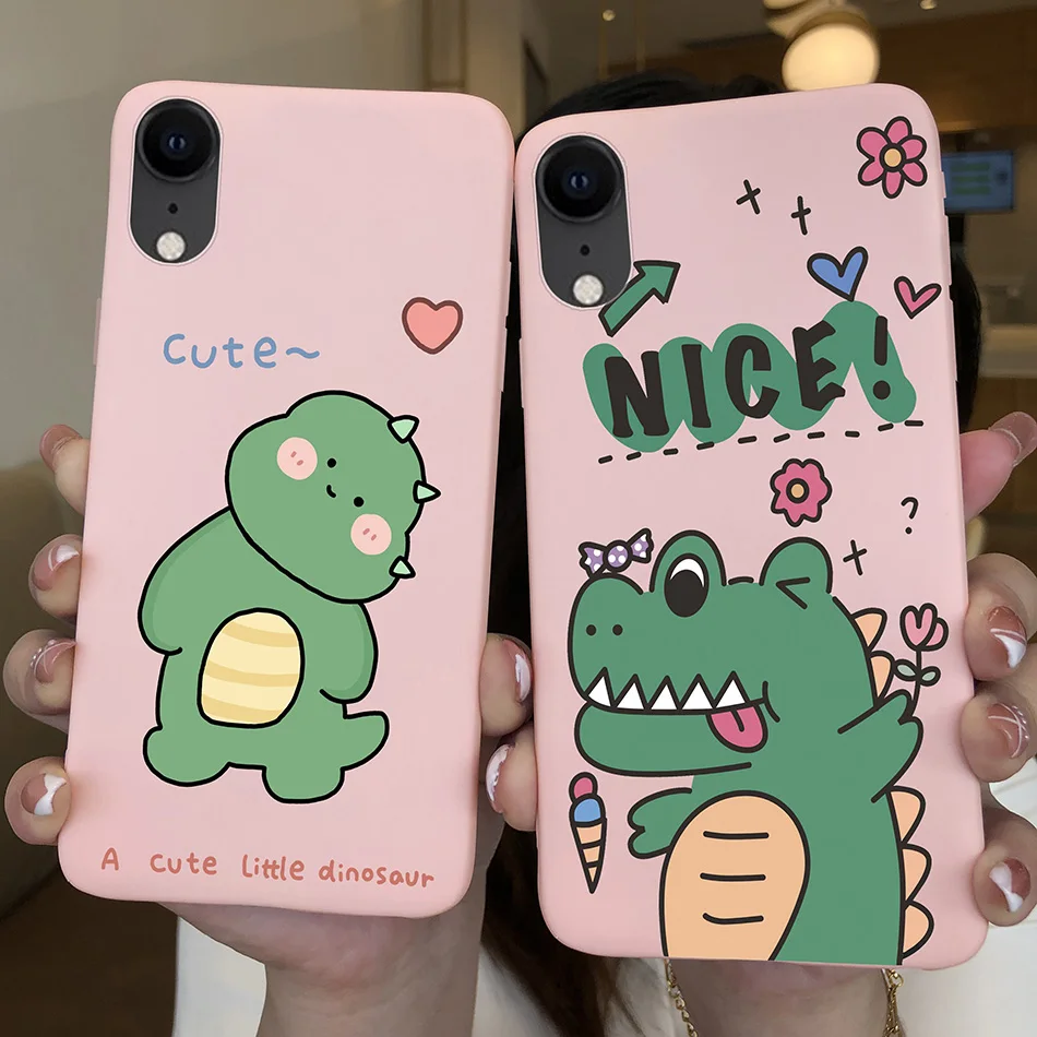 For iPhone X XR XS Max Case iPhoneX Cartoon TPU Silicone Cute Woolly Bear Cat Black Phone Case For iPhone X Xr Xs Back Cover