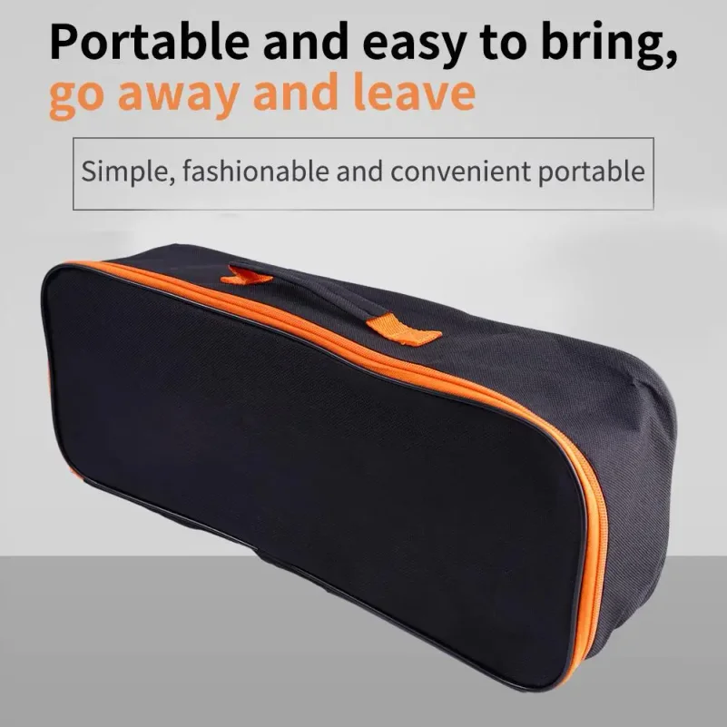 Durable Portable Car Wear-Resistant Practical Storage Case Black Car Zipper Closure Practical Storage Case With Handle