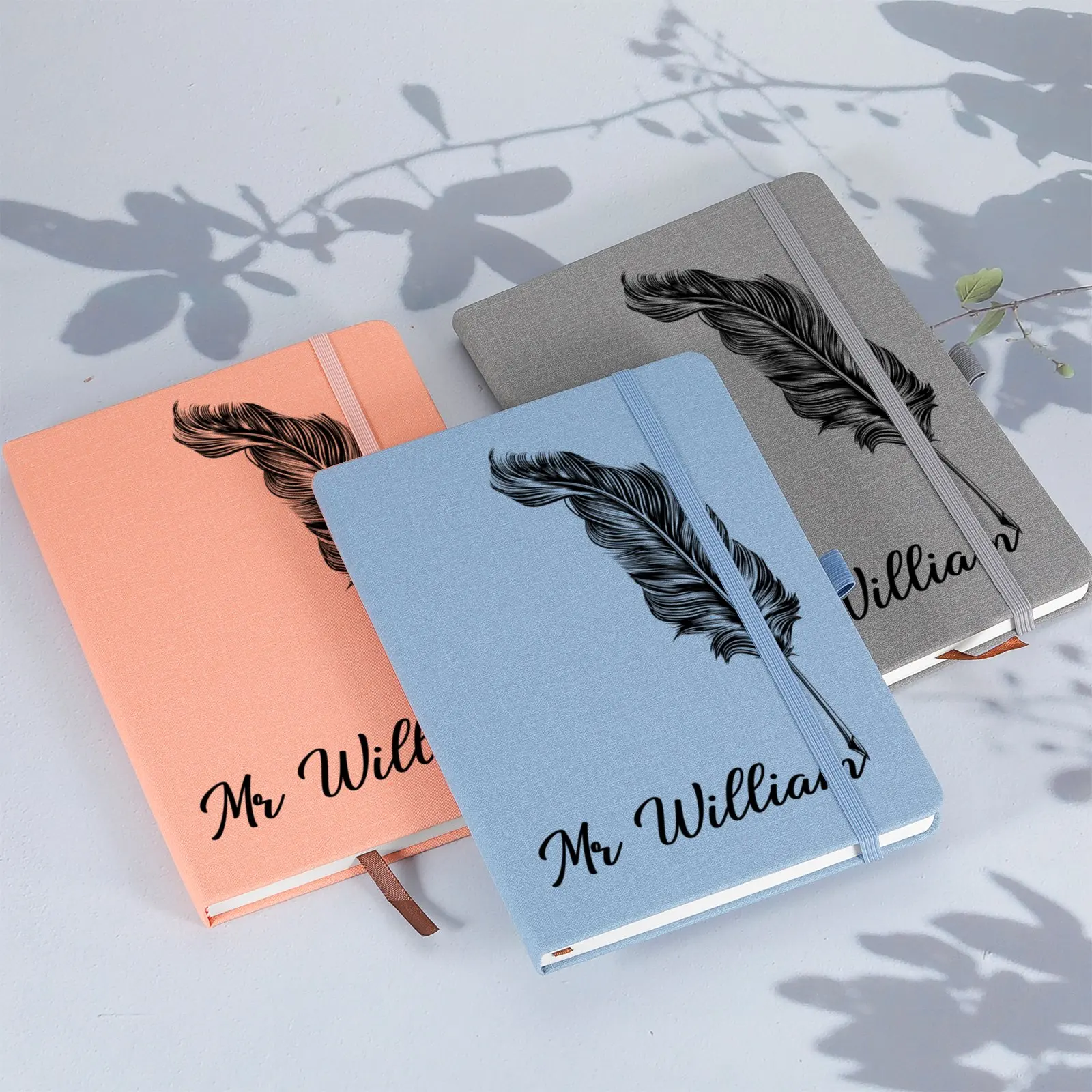Personalized A5 Notebook Gifts for Custom Name Stationery School Supplies Note Pads Students Writing Leather Notepad Journal